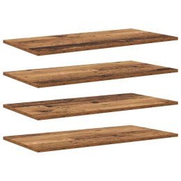 Półka na Książki 4 pcs Brązowy 100 x 40 x 1,5cm Lumarko!