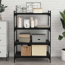 Półka na Książki 4 pcs Czarny 100 x 40 x 1,5cm Lumarko!