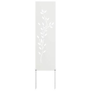 Dekoracyjny panel ogrodowy Inny Biały 32 x 140 cm Lumarko!