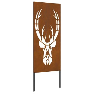 Dekoracyjny panel ogrodowy Rdzawy 50 x 140 cm stal kortenowska Lumarko!