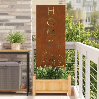 Dekoracyjny panel ogrodowy Rdzawy 50 x 140 cm stal kortenowska Lumarko!