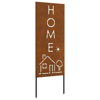 Dekoracyjny panel ogrodowy Rdzawy 50 x 140 cm stal kortenowska Lumarko!