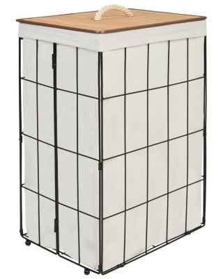 Kosz MIRISSA Metal Czarny 72 L