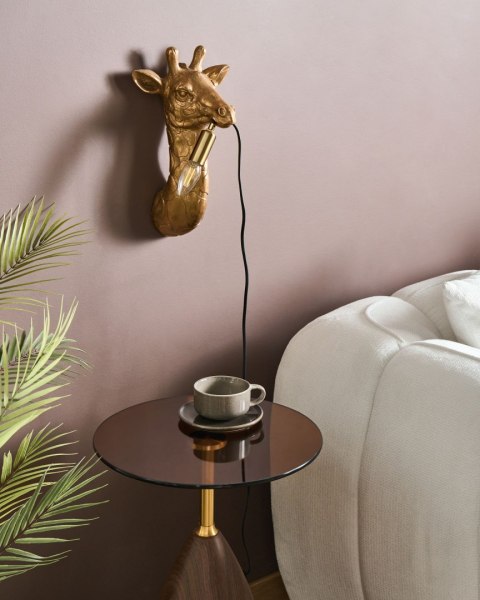 Lampa ścienna Żyrafa MERLIN Złoty