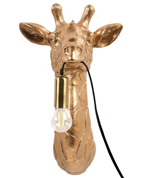 Lampa ścienna Żyrafa MERLIN Złoty