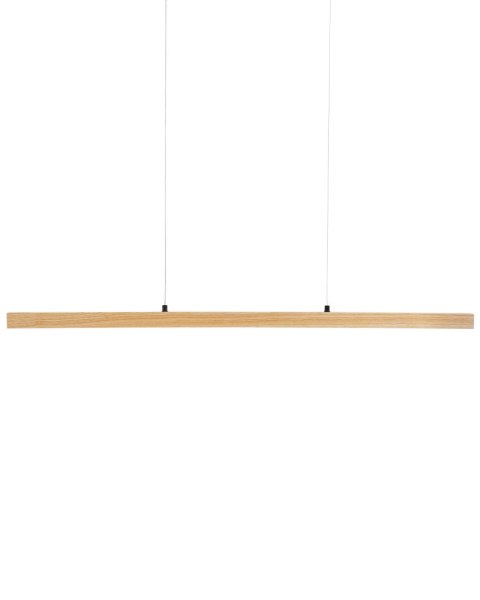 Lampa wisząca LED STEWARTS Ze ściemniaczem Drewno dębowe Jasnobrązowy