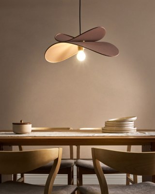 Lampa wisząca MASCOTA Len Brązowy