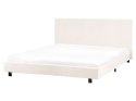 Łóżko wodne Boucle ALBI 160 x 200 cm Złamana biel