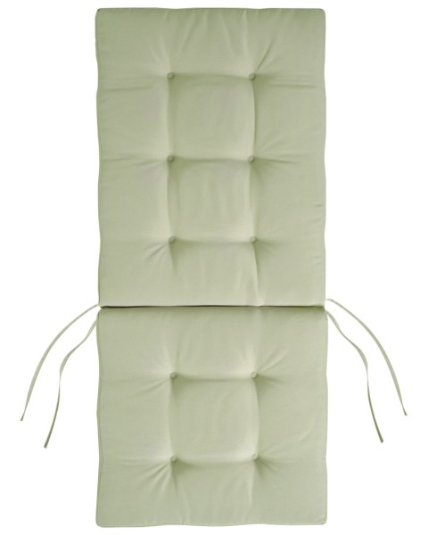 Zestaw 2 krzeseł ogrodowych z poduszkami MAUI PREMIUM Drewno akacjowe Jasnozielony