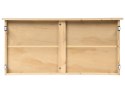 Zestaw 2 szuflad pod łóżko Drewno sosnowe CRONAT Jasnobrązowy