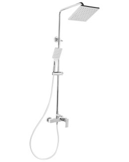 Kolumna prysznicowa z deszczownicą CATAGENA Srebrny