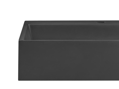 Umywalka podwieszana 120 x 46 cm czarna QUENKO