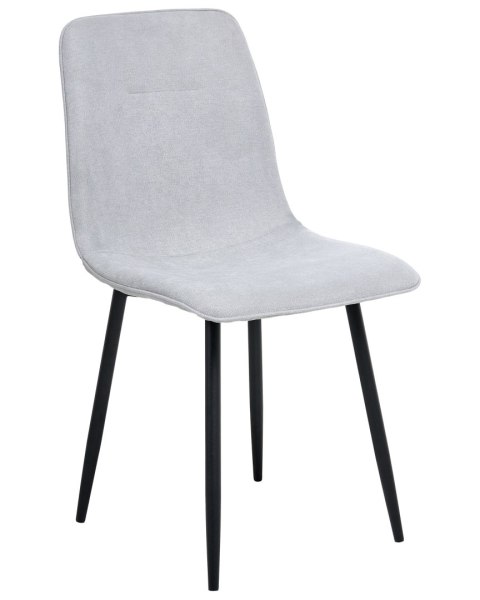 Zestaw 4 krzeseł do jadalni TUSCOLA Jasnoszary