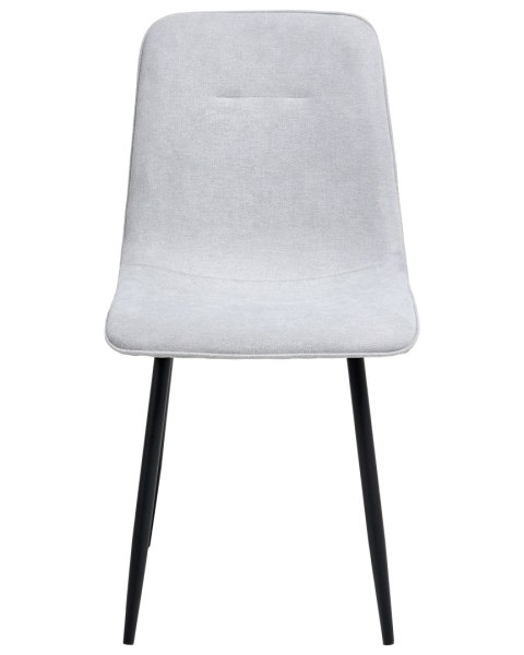 Zestaw 4 krzeseł do jadalni TUSCOLA Jasnoszary