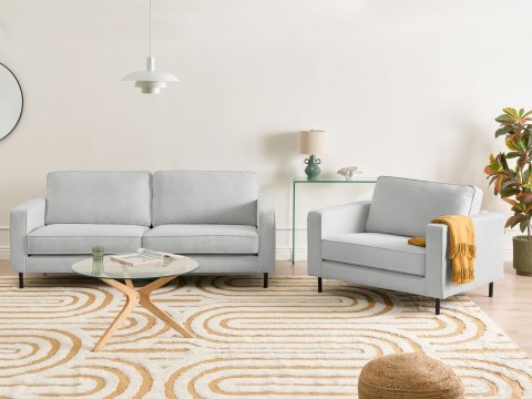 Komplet wypoczynkowy dla 4 osób SAVALEN Jasnoszary