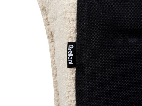 Łóżko Boucle VINAY 160 x 200 cm Jasnobeżowy