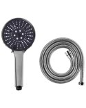 Słuchawka prysznicowa z wężem MAPIRI 6 funkcji Srebrny