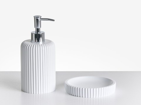 Zestaw akcesoriów łazienkowych 5 elementów CAMANA Biały