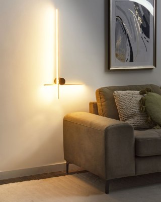 Lampa ścienna LED NUEVO Metal Złoty