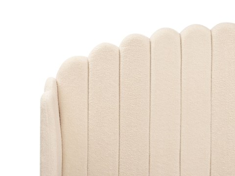 Łóżko Boucle AMBILLOU 180 x 200 cm Beżowy