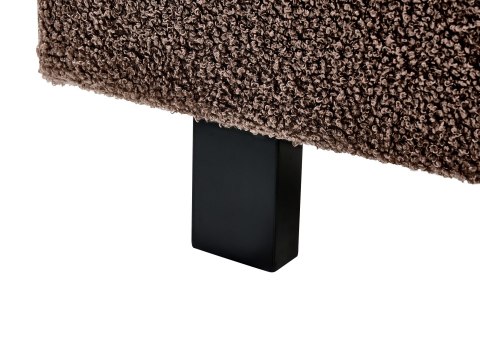 Łóżko wodne Boucle ALBI 160 x 200 cm Brązowy