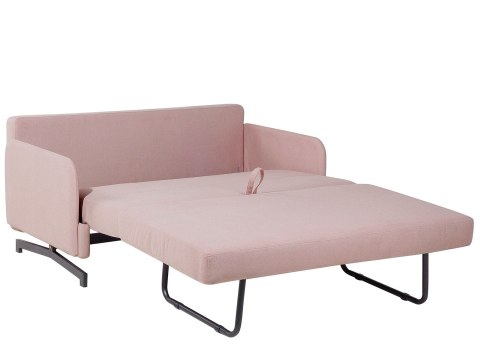 Sofa rozkładana dla 2 osób BELFAST Różowy