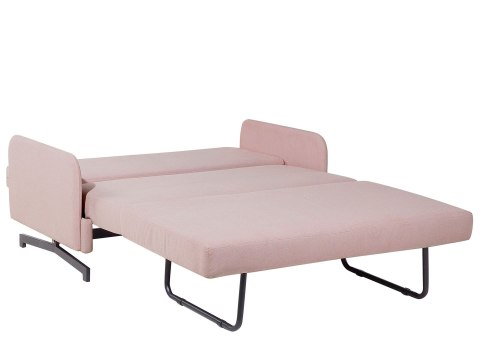Sofa rozkładana dla 2 osób BELFAST Różowy