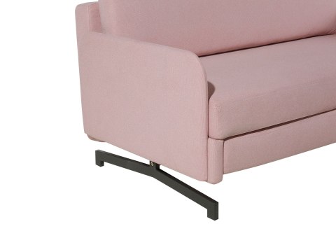 Sofa rozkładana dla 2 osób BELFAST Różowy