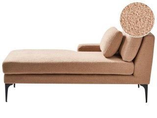 Szezlong prawostronny EWRON Boucle Piaskowy