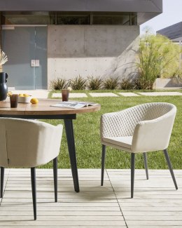 Zestaw 2 krzeseł ogrodowych TULUNI Beżowy