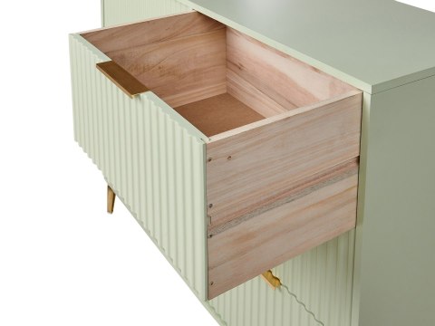 Komoda 6 szuflad WALCOTT Jasnozielony