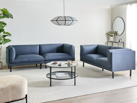 Komplet wypoczynkowy dla 5 osób VORGOD Ciemnoniebieski