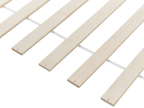 Łóżko Drewno sosnowe BONNAC 90 x 200 cm Biały