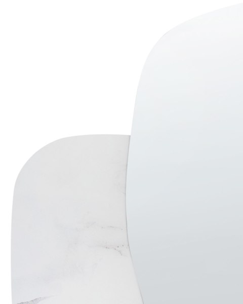 Lustro ścienne ARVERT 60 cm 80 cm Biały marmur