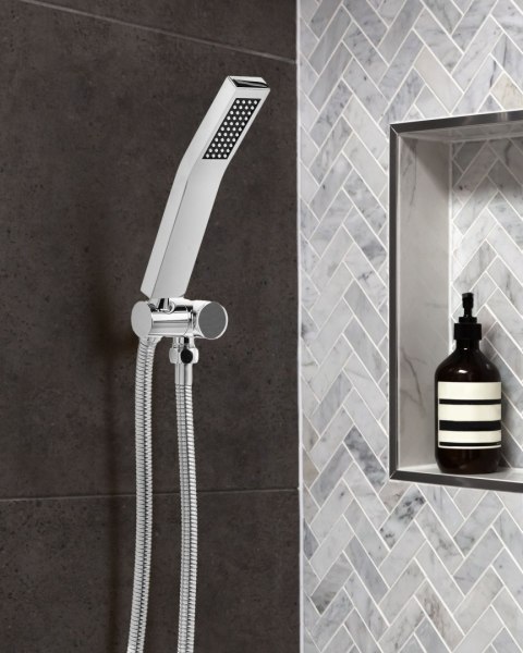 Słuchawka prysznicowa AMBORO Mosiądz Srebrny