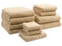Komplet 11 ręczników ATAI Bawełna Piaskowy