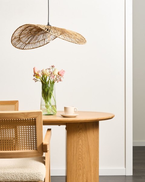 Lampa wisząca YAGUEZ Juta Naturalny