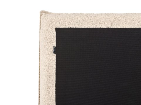 Łóżko z pojemnikiem Boucle LAVAUR 160 x 200 cm Beżowy