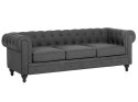 Komplet wypoczynkowy dla 4 osób CHESTERFIELD Szary