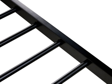 Łóżko Technorattan AVANTON 180 x 200 cm Czarny