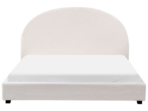 Łóżko wodne Boucle VAUCLUSE 160 x 200 cm Złamana biel