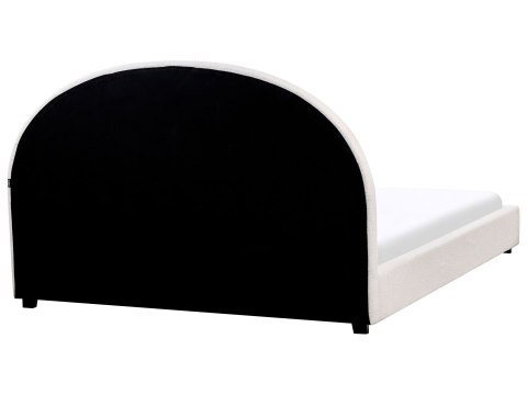 Łóżko wodne Boucle VAUCLUSE 160 x 200 cm Złamana biel