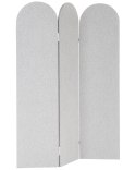 3-panelowa ścianka akustyczna SLIMMY Jasnoszary 120 cm 160 cm