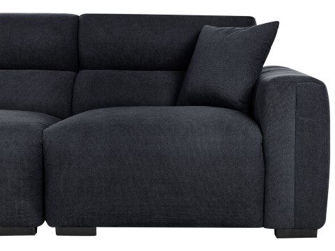 Sofa dla 3 osób FAUSKAN Czarny