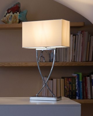 Lampa stołowa YASUNI Metal Biały