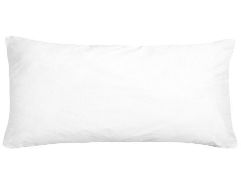 Poduszka ERRIGAL Wysoka Mikrofibra 40 x 80 cm Biały