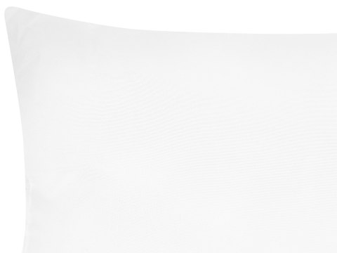 Poduszka ERRIGAL Wysoka Mikrofibra 40 x 80 cm Biały