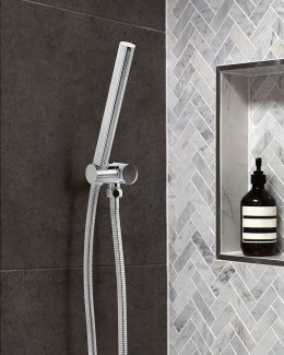 Słuchawka prysznicowa MARFAU Mosiądz Srebrny