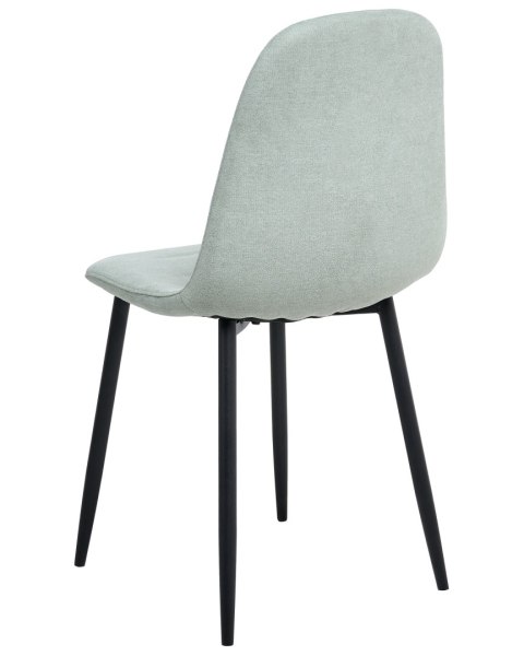 Zestaw 4 krzeseł do jadalni CRANDALL Jasnozielony