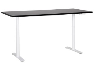 Biurko regulowane elektrycznie DESTINAS Czarny/ biały 180 cm 80 cm